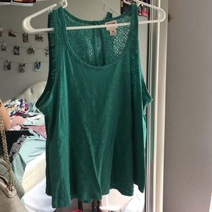 Teal tank top